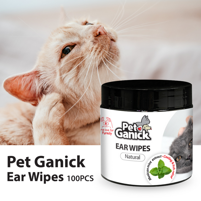 Pet Ganick Ear Wipes (100PCS)