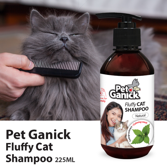 Pet Ganick Fluffy Cat Shampoo (225ml)