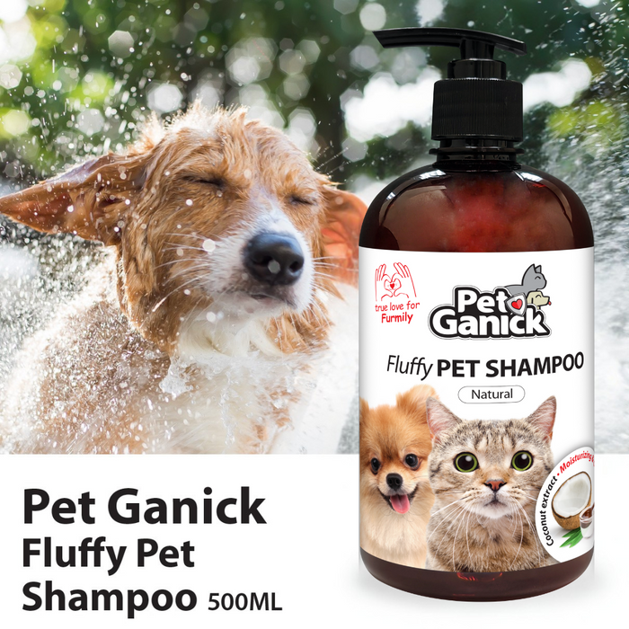 Pet Ganick Fluffy Pet Shampoo (500ml)