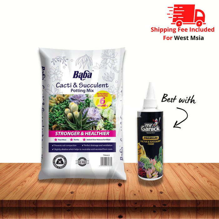 Baba Cacti & Succulent Potting Mix (7L)