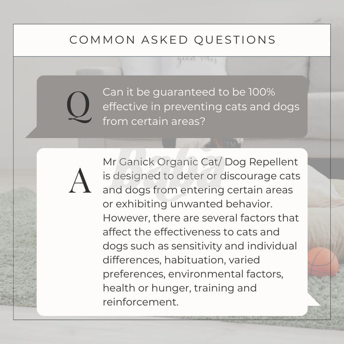 Mr Ganick Organic Cat/ Dog Repellent (500ml)
