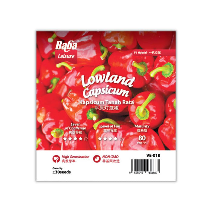 Baba Smart Grow Seed: VE-018 Lowland Capsicum