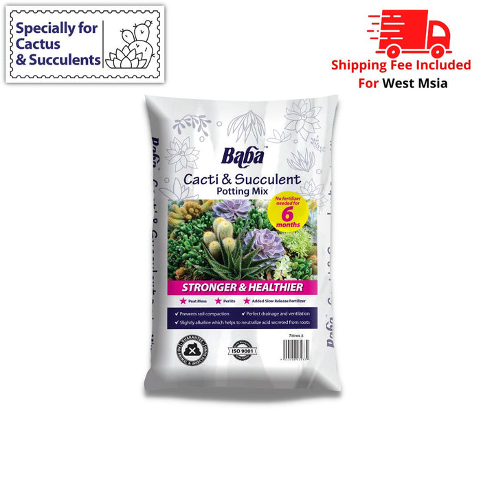 Baba Cacti & Succulent Potting Mix (7L)