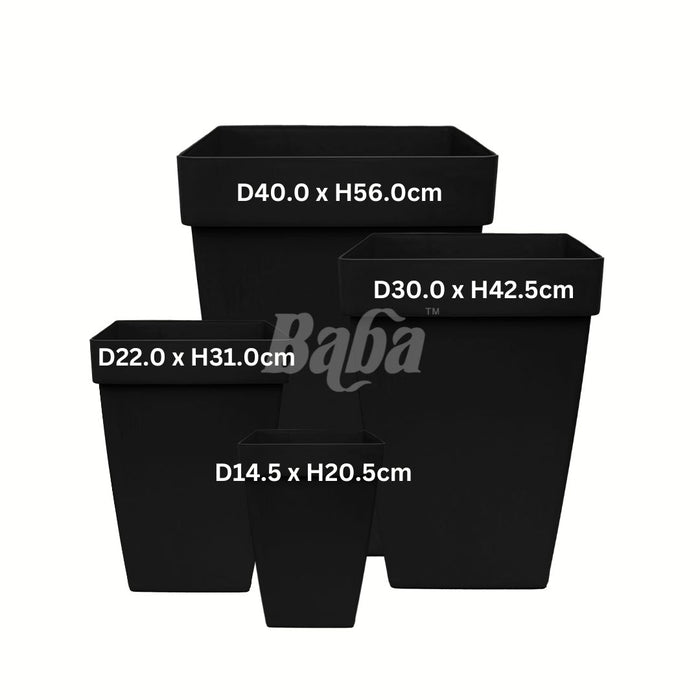 Baba Santorini Biodegradable Square Pot【SPH-145/ SPH-220/ SPH-300/ SPH-400】