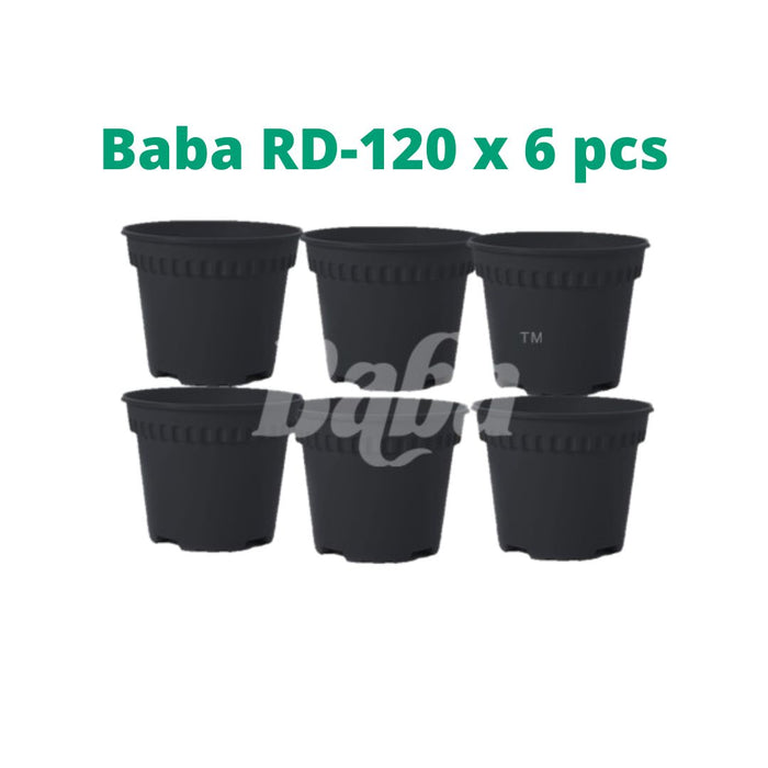 Baba Biodegradable RD Series Flower Pot【RD-120/ RD-150/ RD-170】