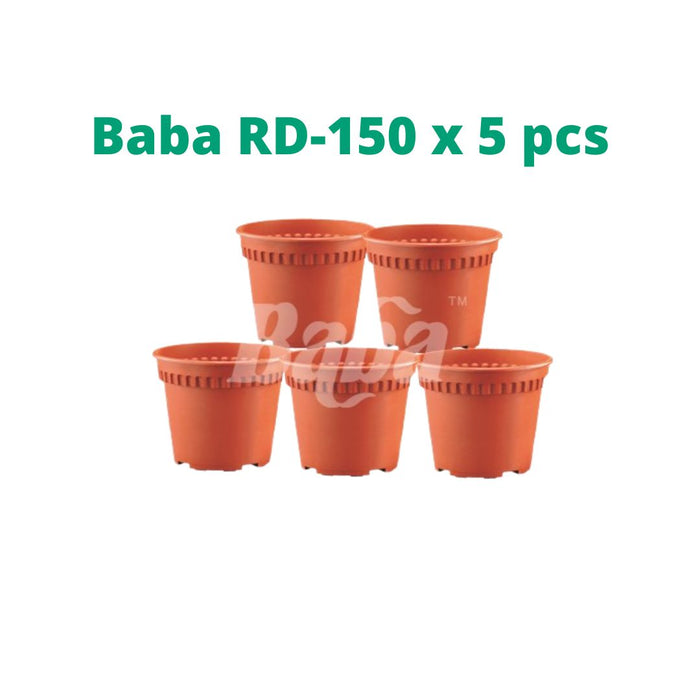 Baba Biodegradable RD Series Flower Pot【RD-120/ RD-150/ RD-170】