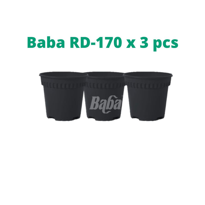 Baba Biodegradable RD Series Flower Pot【RD-120/ RD-150/ RD-170】