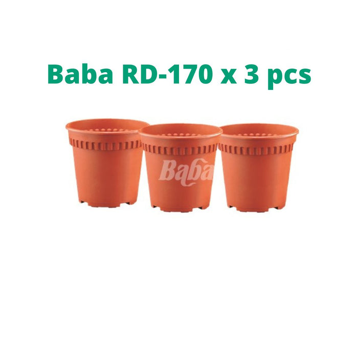 Baba Biodegradable RD Series Flower Pot【RD-120/ RD-150/ RD-170】