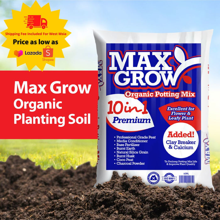 Baba Max Grow Organic Planting Soil (28L)