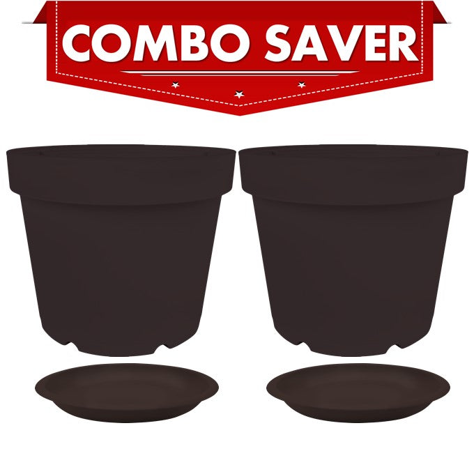 2 pcs of Baba Diameter 23cm【TN-3450】Flower Pot