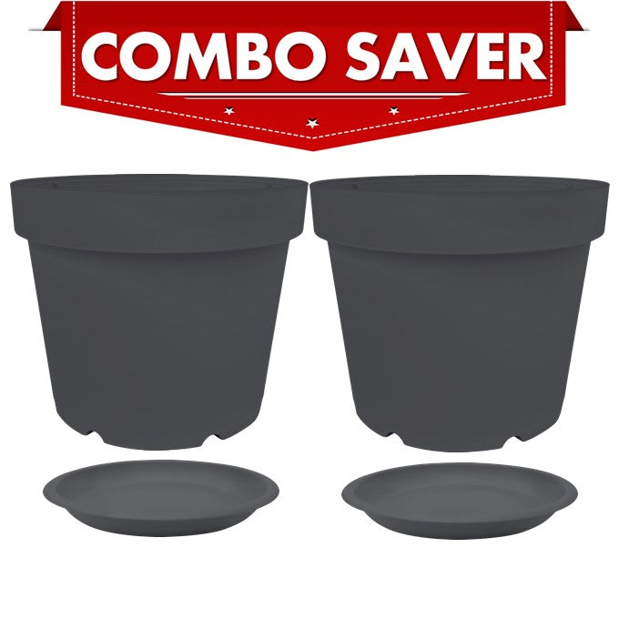 2 pcs of Baba Diameter 23cm【TN-3450】Flower Pot