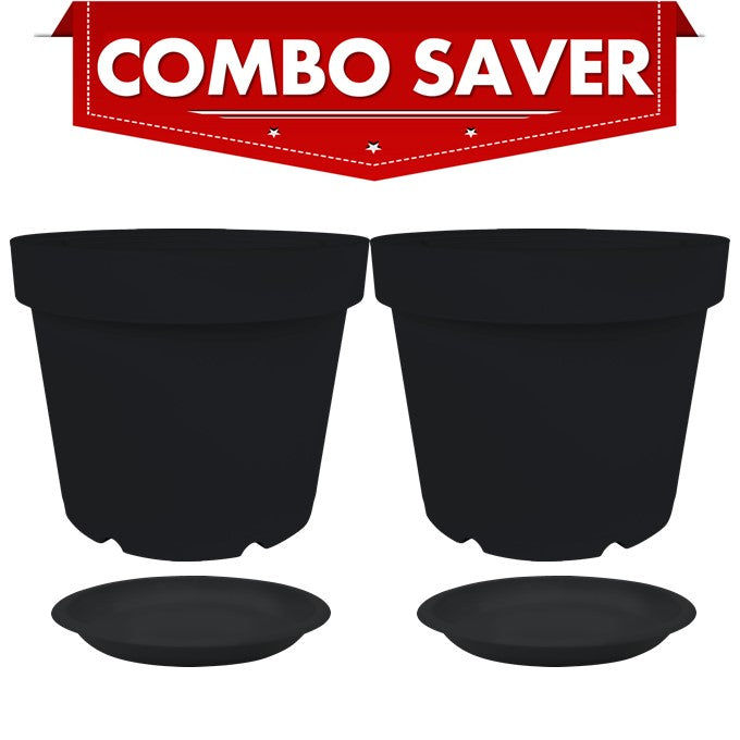 2 pcs of Baba Diameter 23cm【TN-3450】Flower Pot