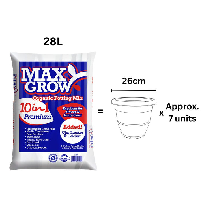 Baba Max Grow Organic Planting Soil (28L)