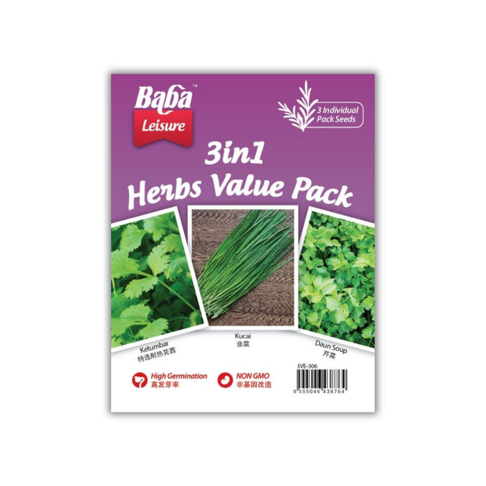 Baba 3 in 1 Herbs Value Pack (VE-001,VE-004,VE-062)