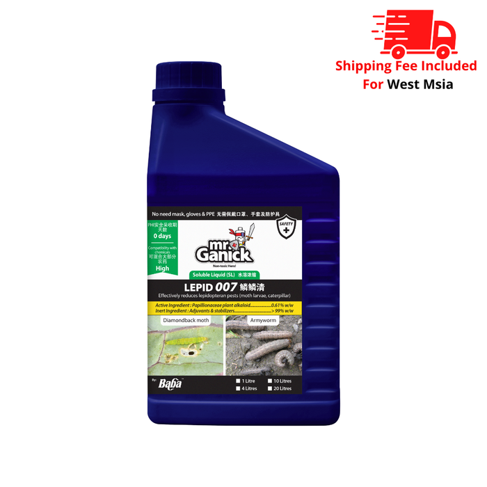 [PRE-ORDER] Farmer Pack - Mr Ganick Lepid 007 Concentrate (1L/ 4L/ 10L/ 20L)