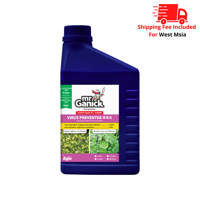 [PRE-ORDER] Farmer Pack- Mr Ganick Virus Preventer Concentrate (1L/ 4L/ 10L)
