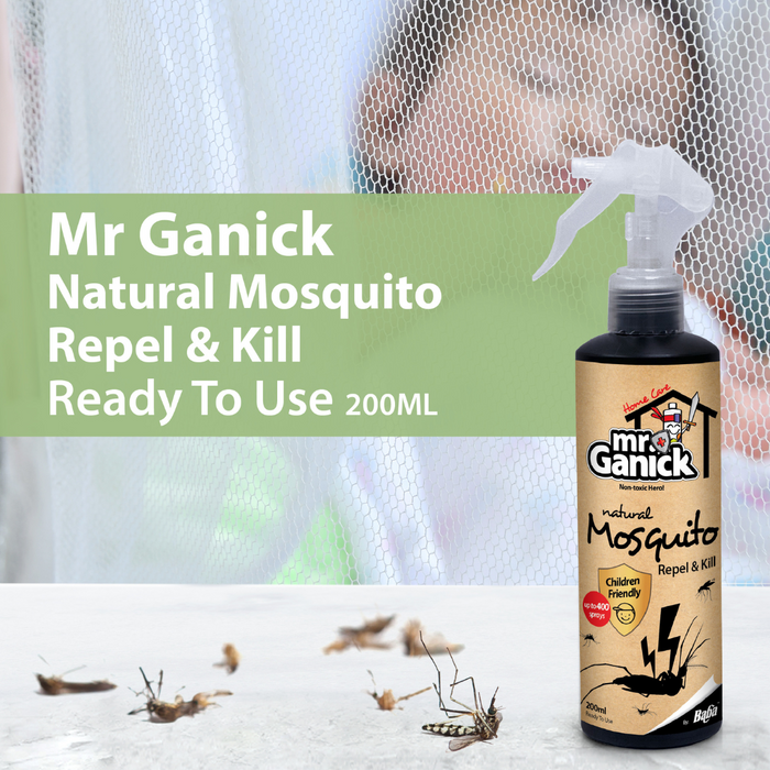 Mr Ganick Natural Mosquito Repel & Kill (200ml)