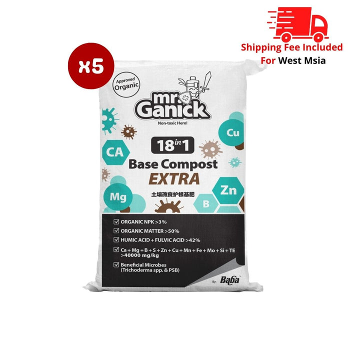 [PRE-ORDER] Farmer Pack - Mr Ganick 18-in-1 Base Compost EXTRA (25kg)
