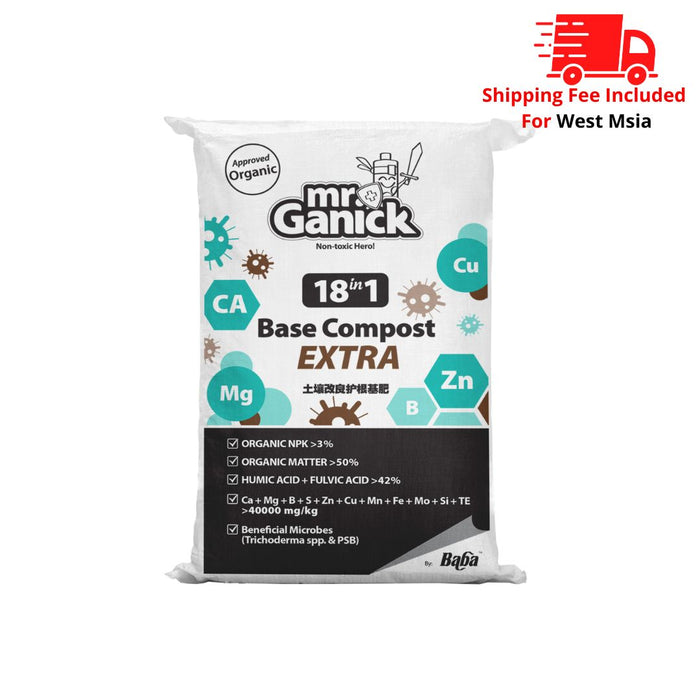 [PRE-ORDER] Farmer Pack - Mr Ganick 18-in-1 Base Compost EXTRA (25kg)