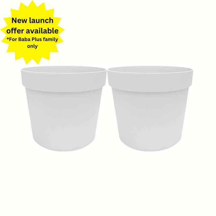 Baba 【BI-505W】 Biodegradable Flower Pot