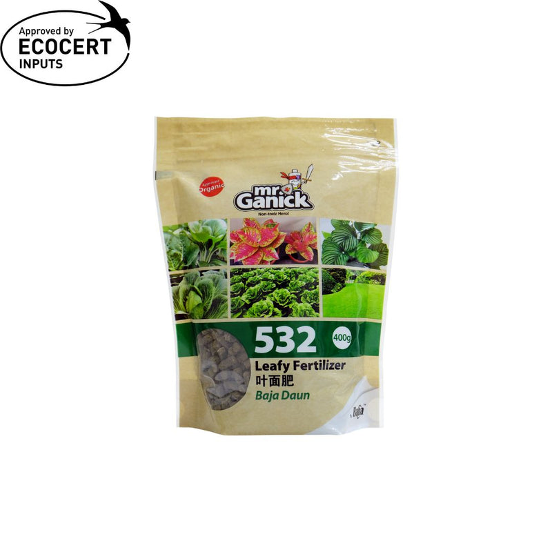 Mr Ganick 532 Organic Leafy Fertilizer (400gm/1kg/4kg)
