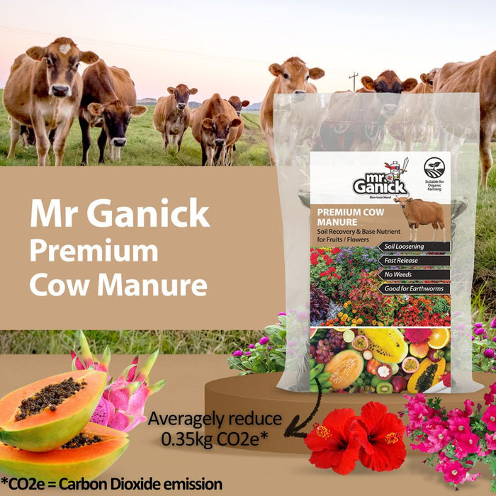 Mr Ganick Premium Cow Manure (350gm)