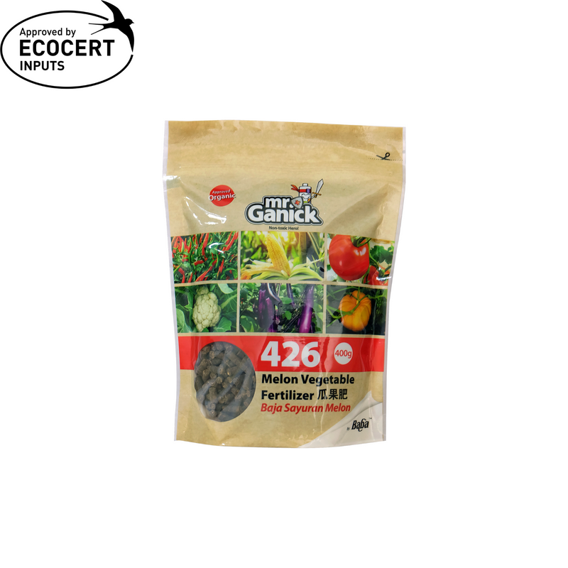 Mr Ganick 426 Organic Melon Vegetable Fertilizer (400gm/1kg)
