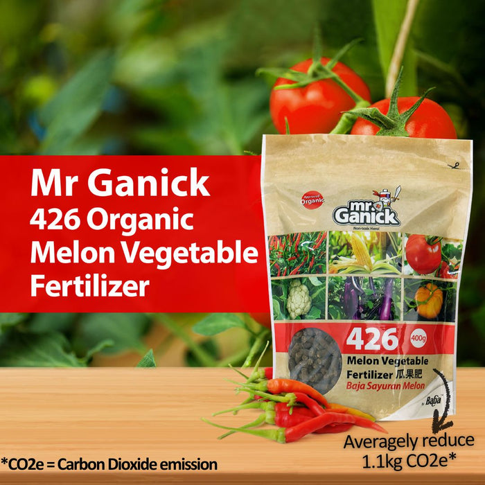 Mr Ganick 426 Organic Melon Vegetable Fertilizer (400gm/1kg/3kg)
