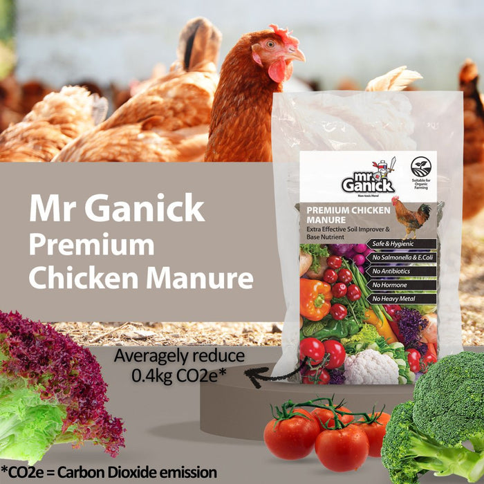 Mr Ganick Premium Chicken Manure (400gm)