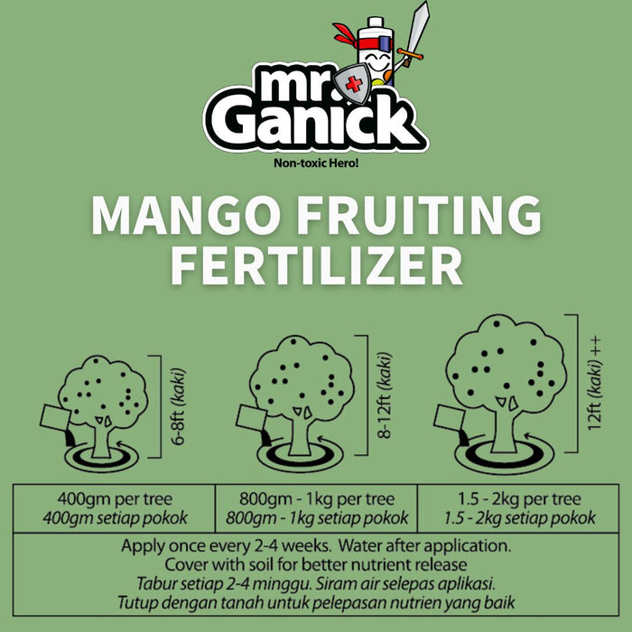 Mr Ganick Mango Fruiting Fertilizer (400gm)