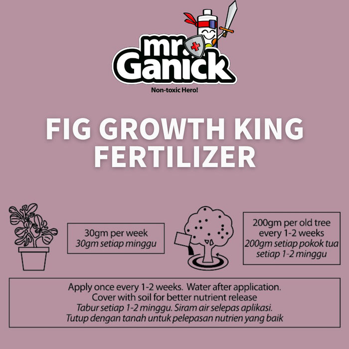 Mr Ganick Fig Growth King Fertilizer (400gm)