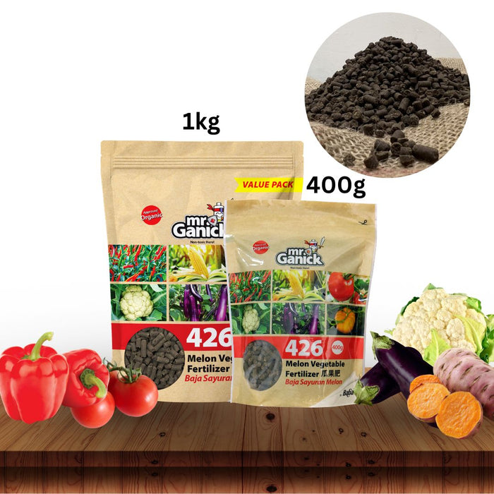 Mr Ganick 426 Organic Melon Vegetable Fertilizer (400gm/1kg)