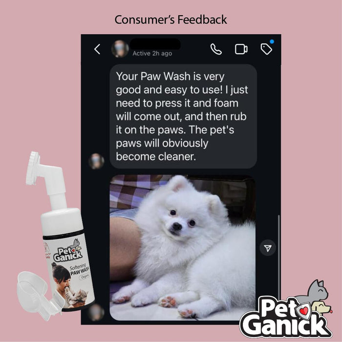 Pet Ganick Softening Paw Wash (75ml)