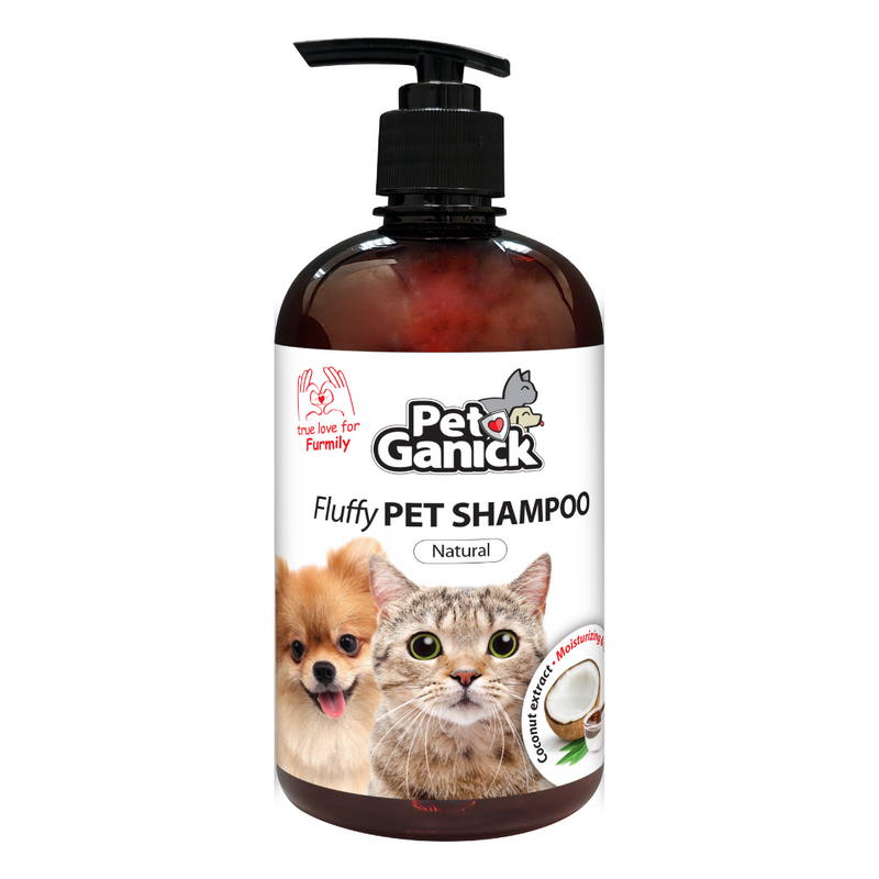 Pet Ganick Fluffy Pet Shampoo (500ml)
