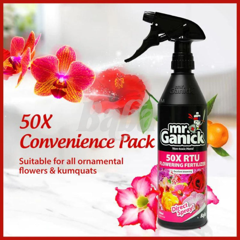 Mr Ganick 50X Flowering Fertilizer Ready To Use (500ML)