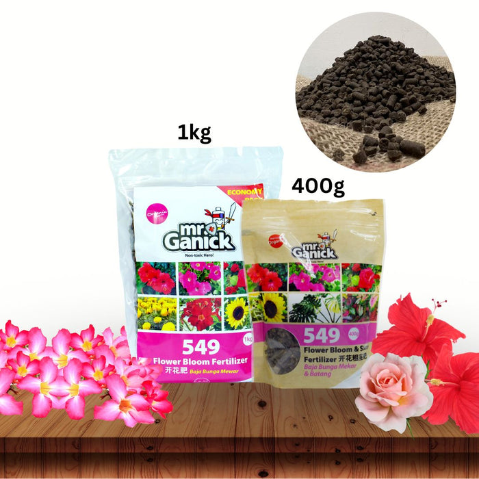 Mr Ganick 549 Organic Flower Bloom Fertilizer (400gm/1kg)