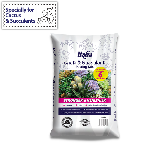 Baba Cacti & Succulent Potting Mix (7L)