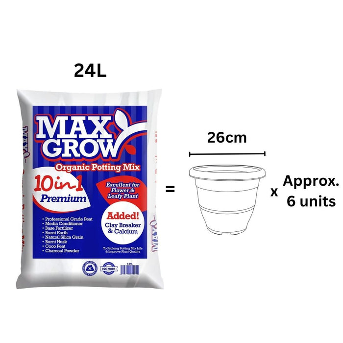 Baba Max Grow Organic Planting Soil (24L)
