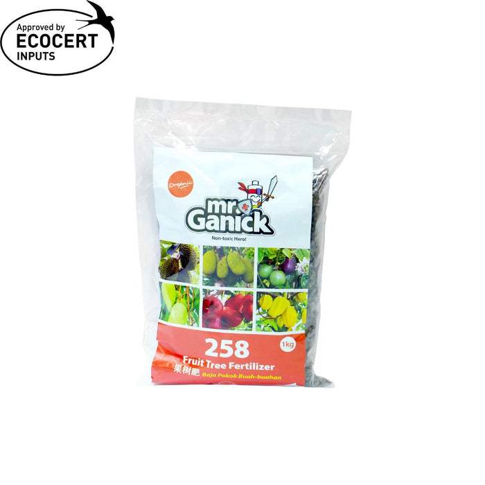 Mr Ganick 258 Organic Fruit Tree Fertilizer (1kg/3kg)