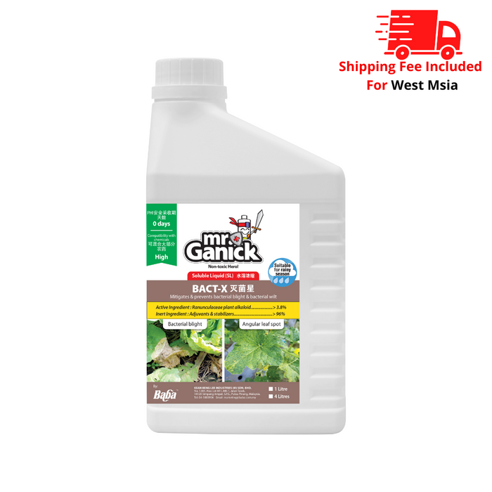 [PRE-ORDER] Farmer Pack- Mr Ganick Bact-X Concentrate (1L/ 4L/ 10L)