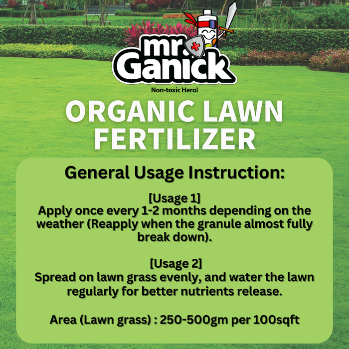 Mr Ganick Organic Lawn Fertilizer