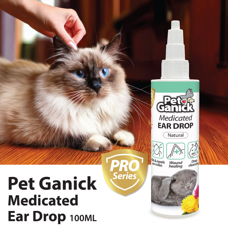 Pet Ganick Medicated Ear Drop (100ml)