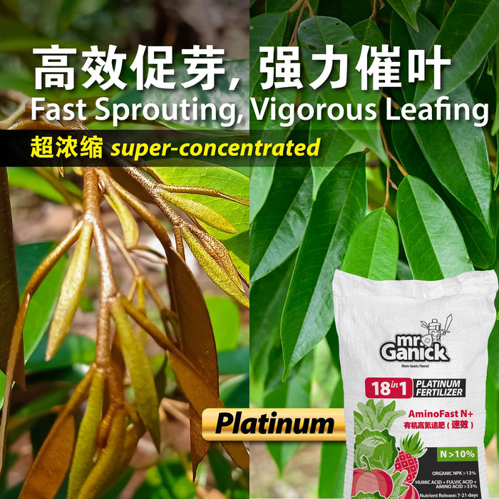 [PRE-ORDER] Farmer Pack - Mr Ganick 18-in-1 Platinum Fertilizer Amino Fast N+ (25kg)