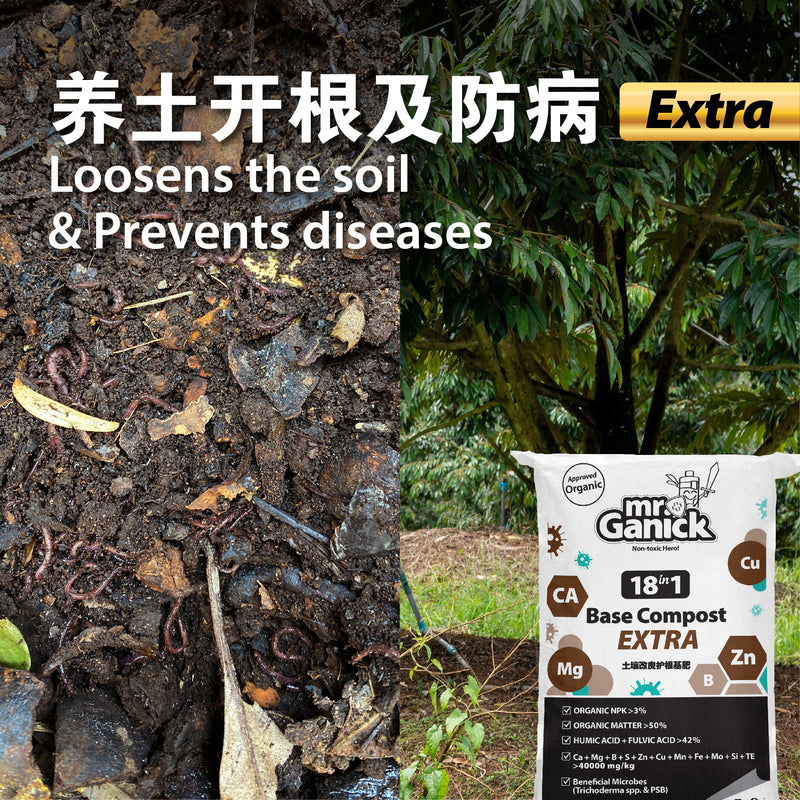[PRE-ORDER] Farmer Pack - Mr Ganick 18-in-1 Base Compost EXTRA (25kg)