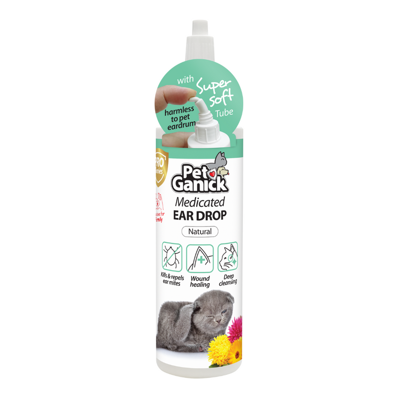 Pet Ganick Medicated Ear Drop (100ml)