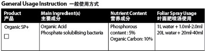 [PRE-ORDER] Farmer Pack- Mr Ganick Organic SP+ (1L/ 4L)