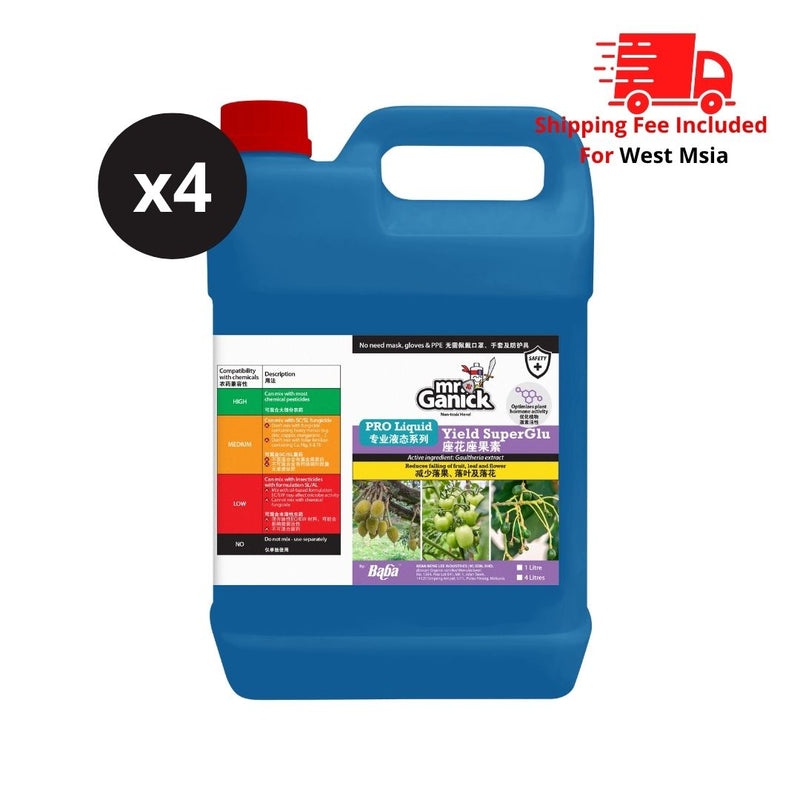 [PRE-ORDER] Farmer Pack- Mr Ganick Yield Superglu (1L/ 4L)