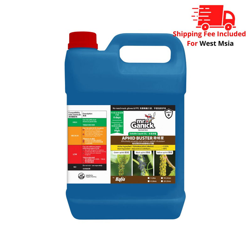 [PRE-ORDER] Farmer Pack- Mr Ganick Aphid Buster Concentrate (1L/ 4L)