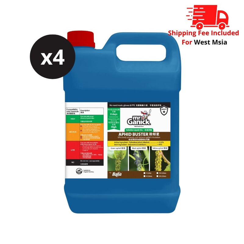 [PRE-ORDER] Farmer Pack- Mr Ganick Aphid Buster Concentrate (1L/ 4L)
