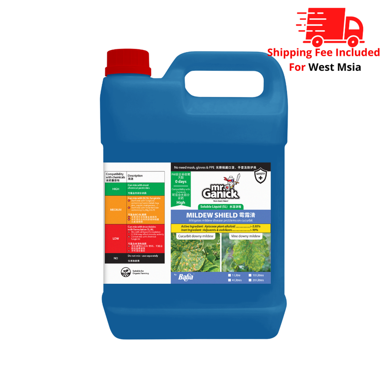 [PRE-ORDER] Farmer Pack- Mr Ganick Mildew Shield Concentrate (1L/ 4L)